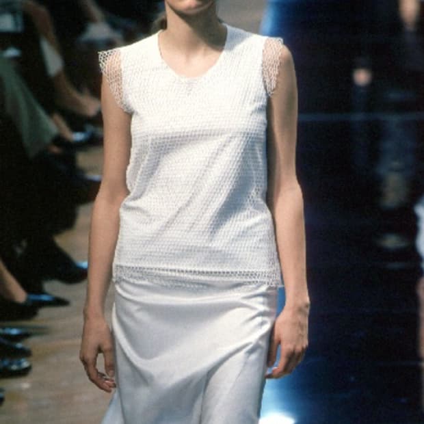 jil sander 1999s sleeve top