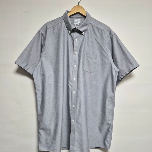 엘엘빈LLBEAN 코튼 그레이 반팔 셔츠 2XL - S376