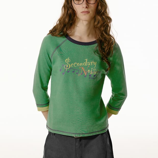 테켓 Flow Note L/S Tee Green