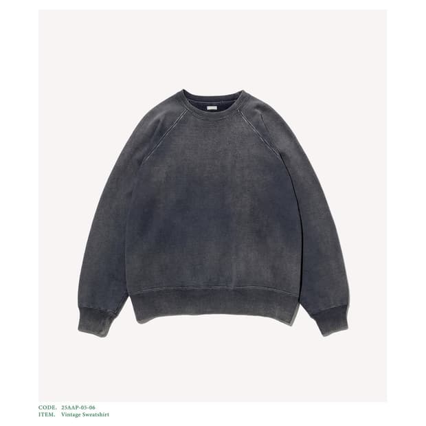 [4] 25aw 아프레쎄 빈티지 스웻 그레이