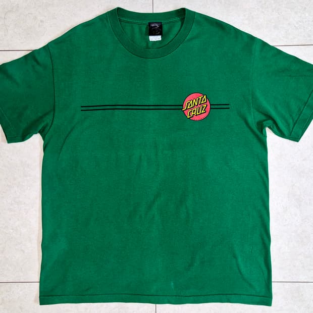 00s SANTA CRUZ OG Logo Tee
(L)