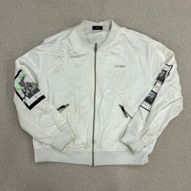 M 널디 블루종 항공점퍼 집업 자켓 0129M1