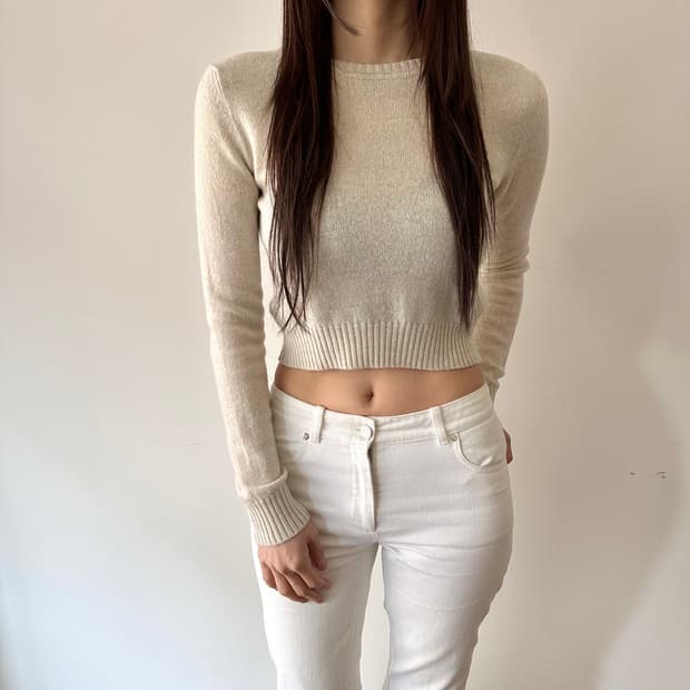 질샌더 jil sander 크롭 니트