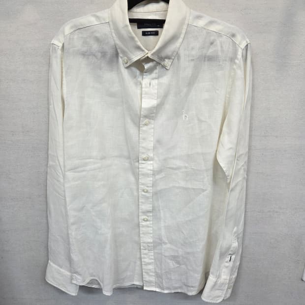 헤지스 린넨 셔츠 긴팔 95 슬림핏 