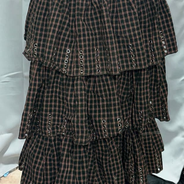 괴짜 msgm 펀칭 캉캉 스커트