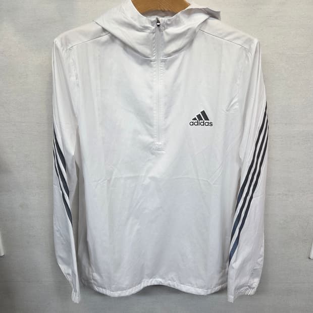 아디다스 아이콘스 아노락 삼선 스카치 후드 러닝자켓 L
