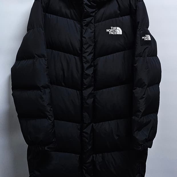 노스페이스 구스롱패딩 L