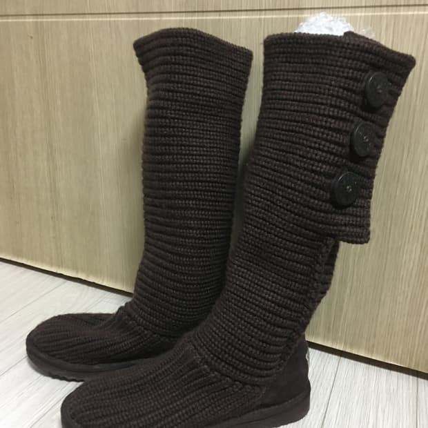 어그 카디 니트부츠 브라운 230