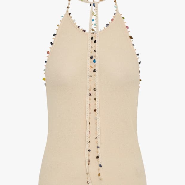 christopher esber 홀터넥 탑 