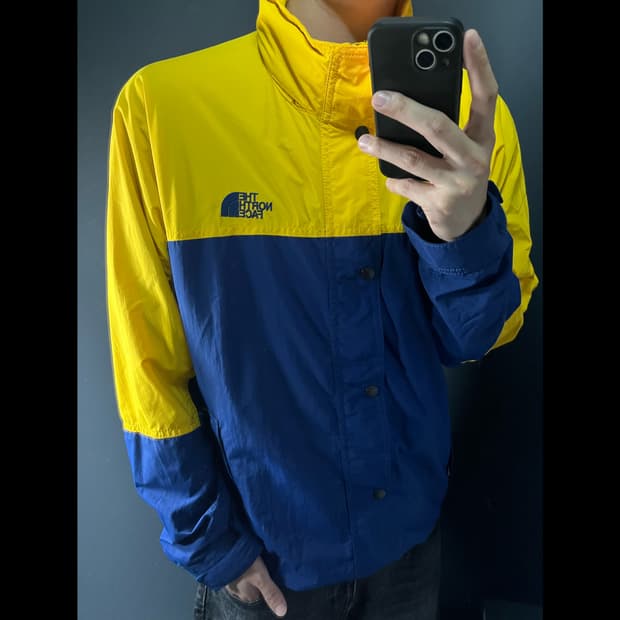 THE NORTH FACE 노스페이스 배색 바람막이 자켓