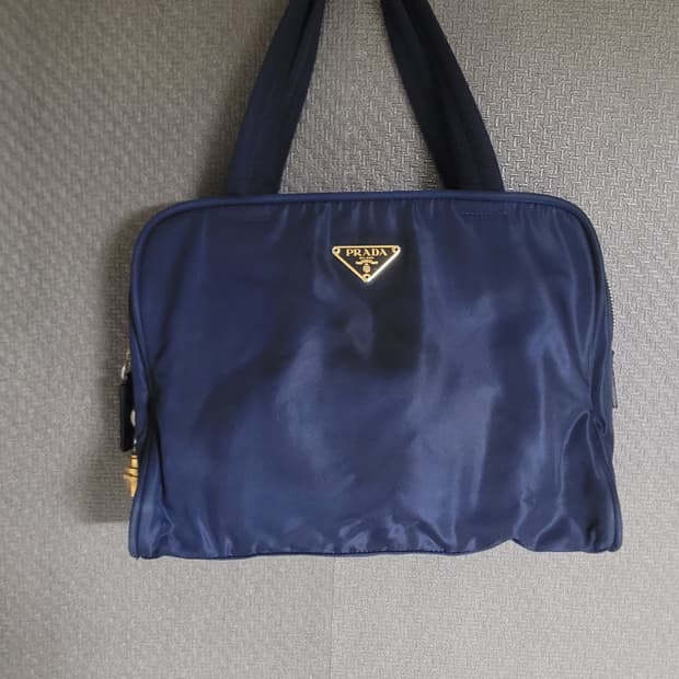 프라다 나일론 토드백