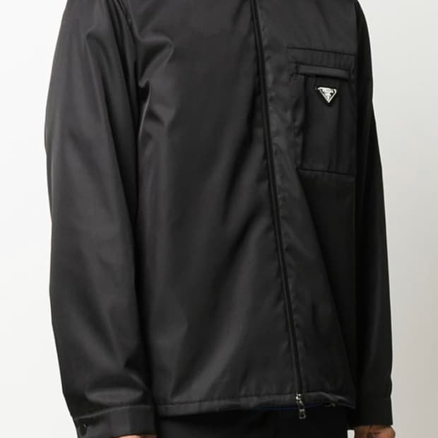 [M, 100-105] 프라다 리나일론 셔츠 자켓