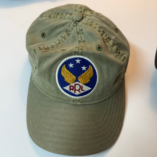 RRL 윙로고 볼캡 올리브 (카키)