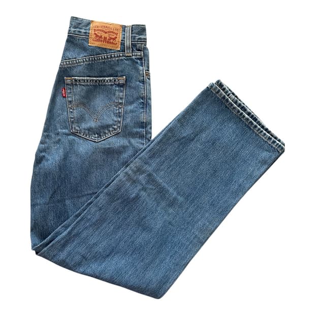 [예약판매] 리바이스 하이웨이스트 데님 25 / 찢청 스트레이트핏 / 