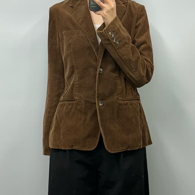 폴로 랄프로렌 브라운 코듀로이 블레이저 자켓