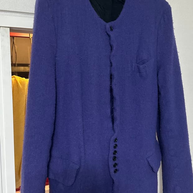 [XL] 꼼데가르송 옴므 플러스 22aw 축융 울 자켓