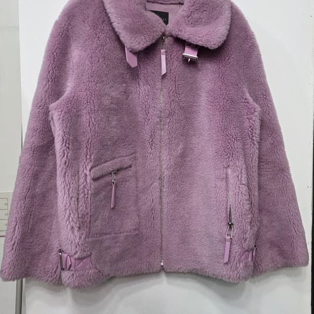 루나코어스 여성 양모 무스탕 자켓