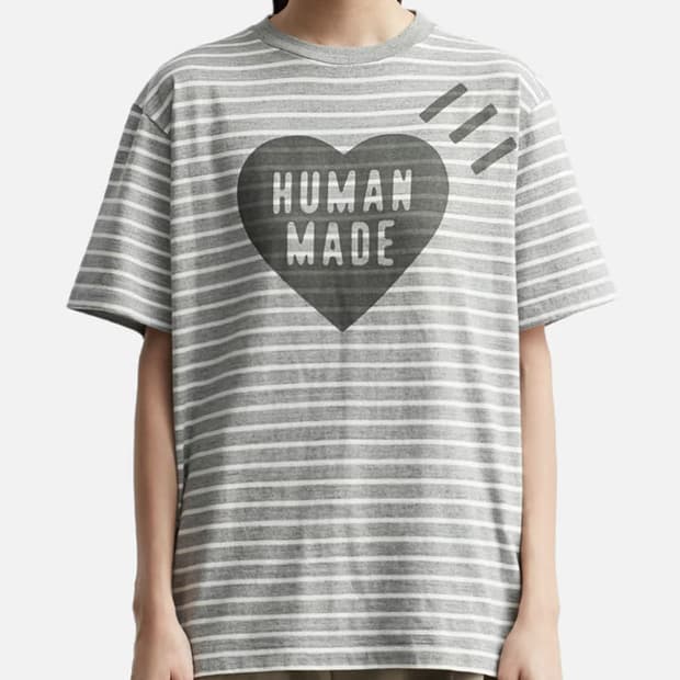 Human made 스트라이프 티셔츠