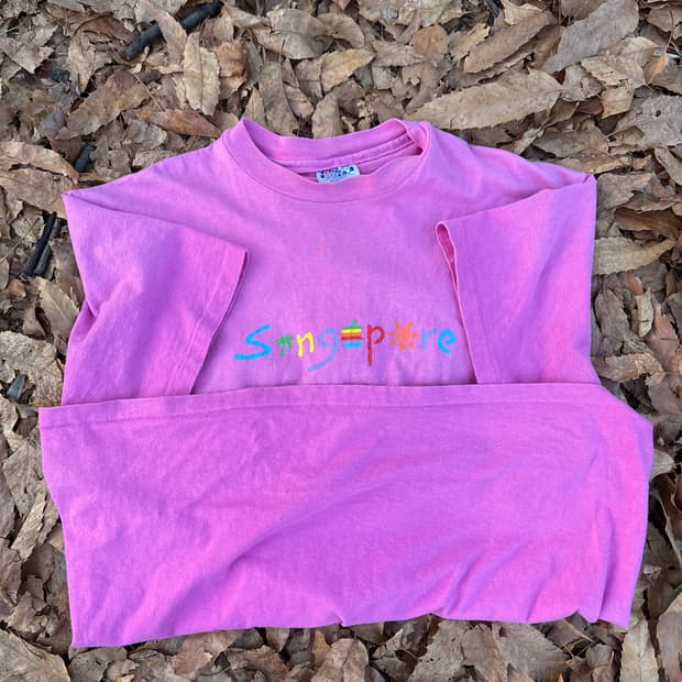 Vintage 80s apple t XL 빈티지 애플