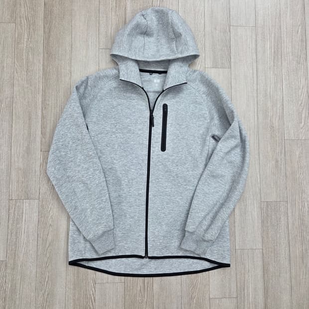 유니클로 테크팩 유크팩 트레이닝 후드집업 그레이 XL, 105 나이키