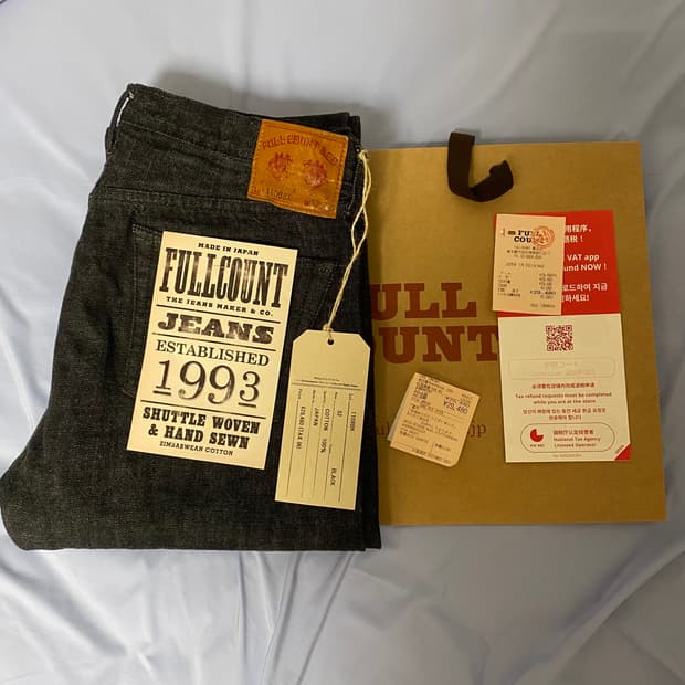 풀카운트 1108bk 블랙 32