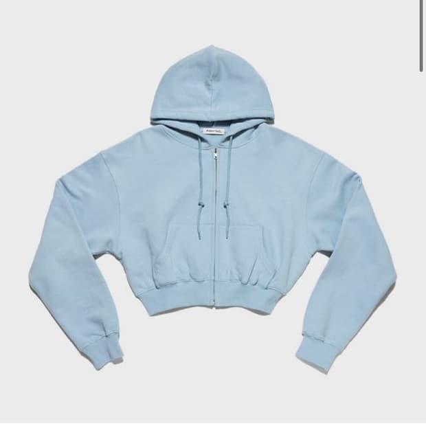 PONYTAIL 후드집업 (sky blue)