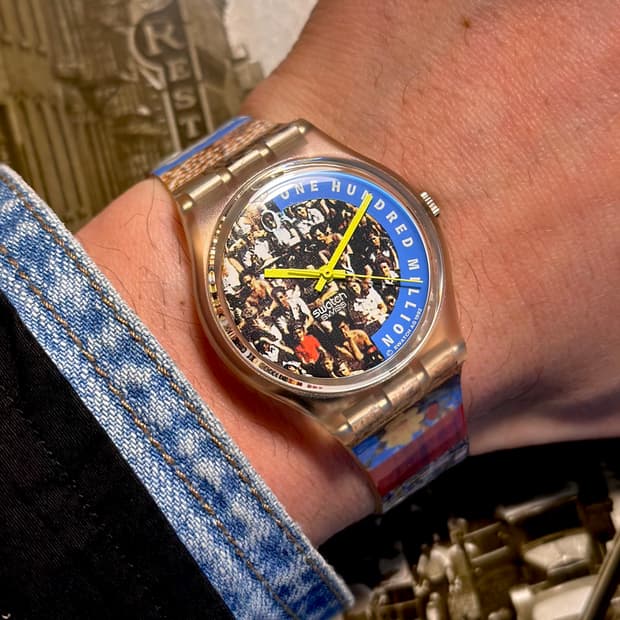 92년판) 빈티지 스와치 히피스타일 1억