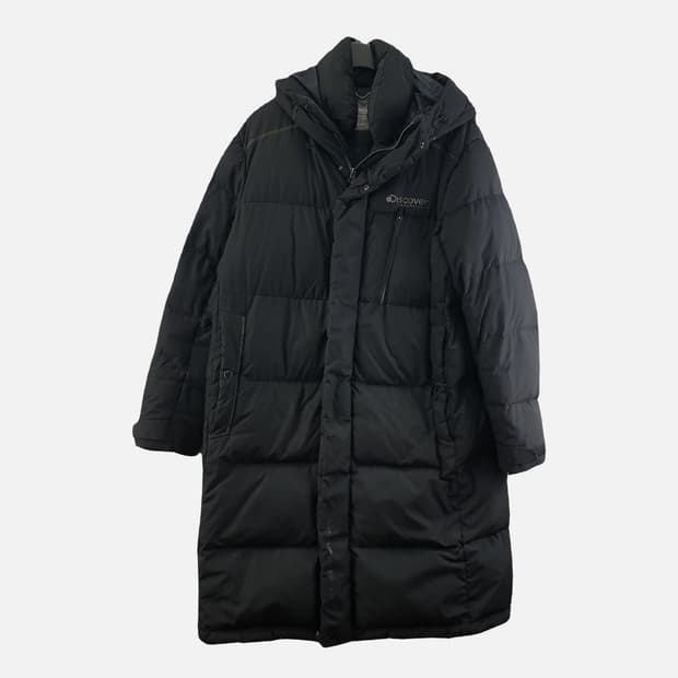 디스커버리 블랙 남자 패딩 100 N4351