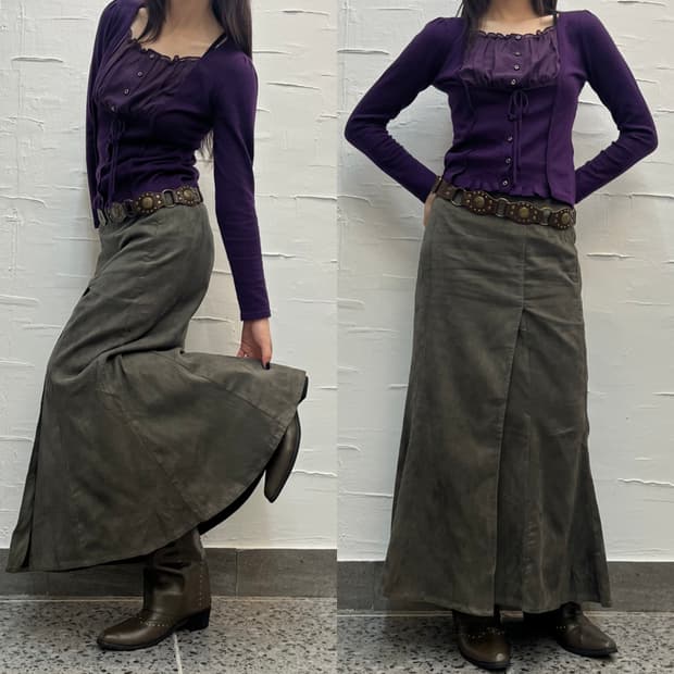 purple line knit