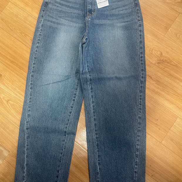 르아브 커브드 와이드 데님팬츠 M