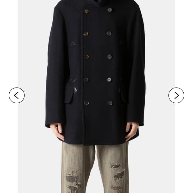 25fw 아워셀브스 피코트 다크네이비 /2사이즈/시착품