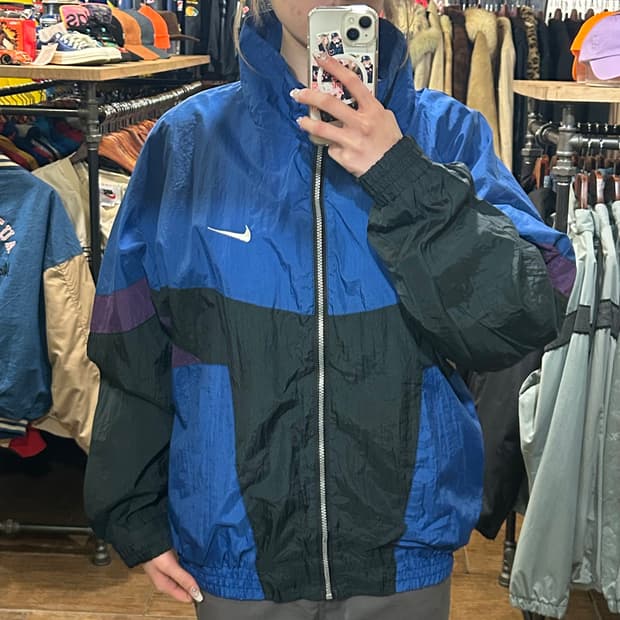 [HI] 나이키 바람막이 블루
