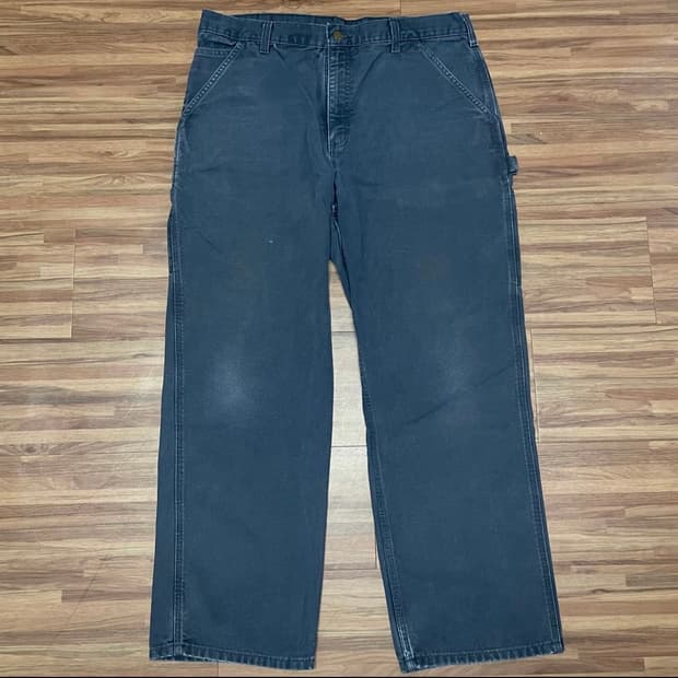 칼하트 b11 mdt(미드나잇블루) 싱글니 카펜터 워크팬츠