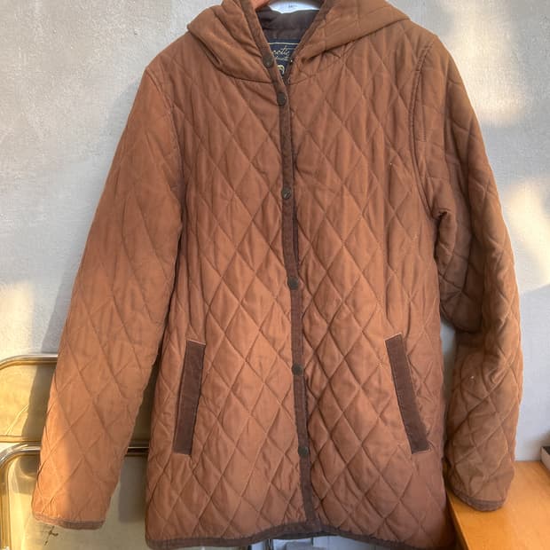 Zootie 퀄팅 후드 경량패딩 