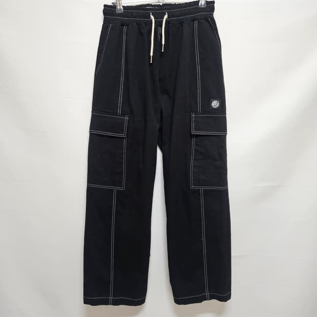 F 오드볼스클럽 밴딩 데님 카고팬츠