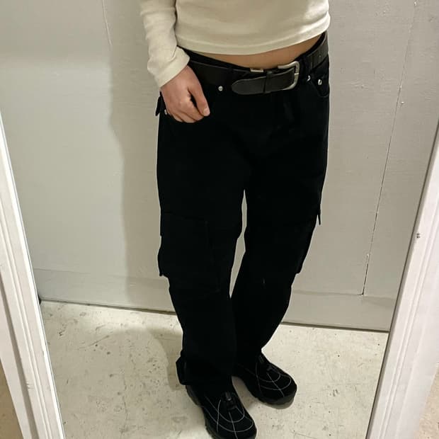 🖤80-90‘s 이세이미야케 본디지스타일 팬츠