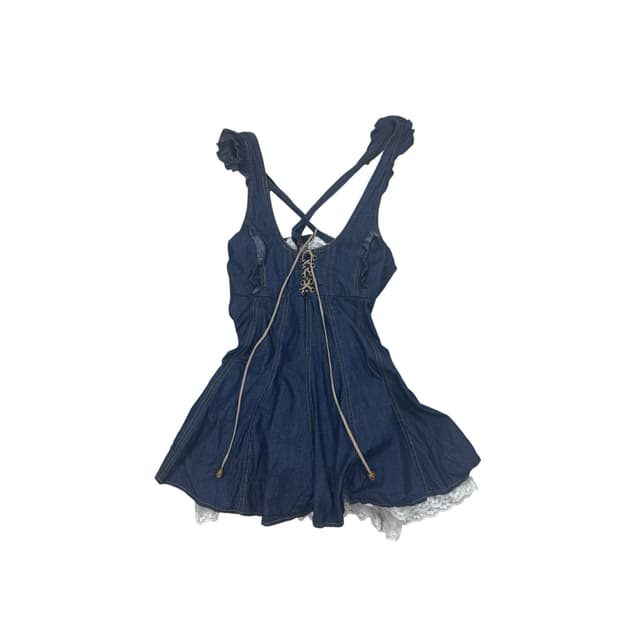 Liz Lisa denim ops dress