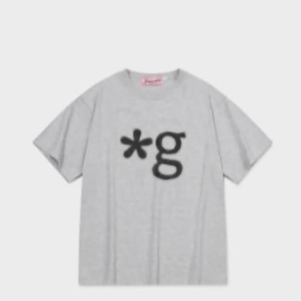 글런든 DOT LOGO T-SHIRT (MELANGE GRAY)
