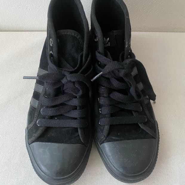 adidasx jeremy scott 블랙스웨이드하이탑(245)