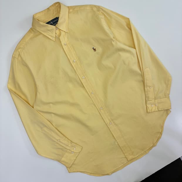 Polo 폴로 랄프로렌 옐로우 옥스포드 셔츠