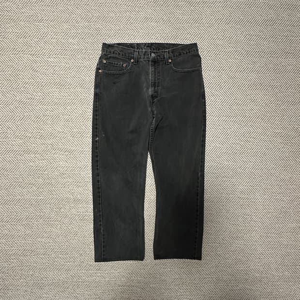 LEVI'S 505 00's vintage black jeans