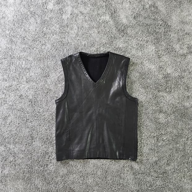 [무료배송] INTERMEZZO 가죽 베스트