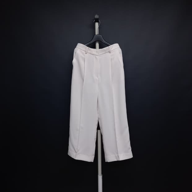 베라왕 춘하 쉬폰 하이웨스트 일자통핏 9부 팬츠 66