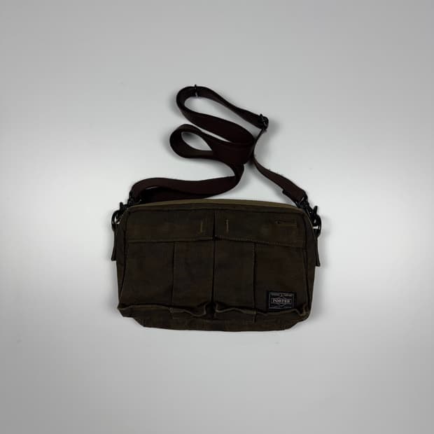 요시다포터 70주년 그린아이 숄더백