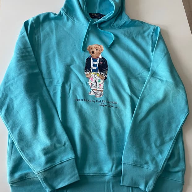 폴로 신형 폴로베어 풀오버 후드 XL