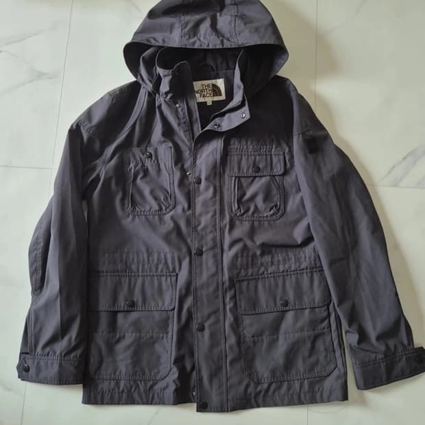 노스페이스 후드 자켓(L) 차콜