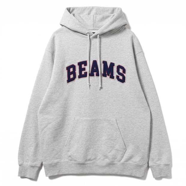BEAMS 빔즈 빅로고 후드티 