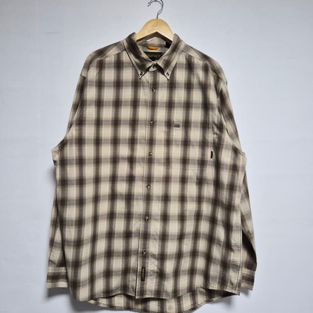 팀버랜드Timberland 코튼 체크 셔츠 XL - S389