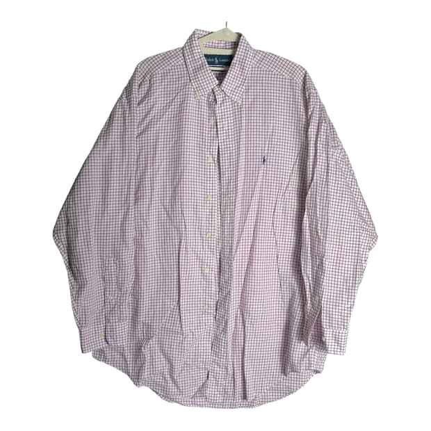 [Ralph Lauren] 랄프로렌 레드체크 버튼다운 셔츠