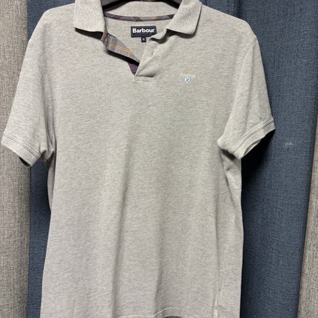 바버 그레이 먄 반팔 티셔츠